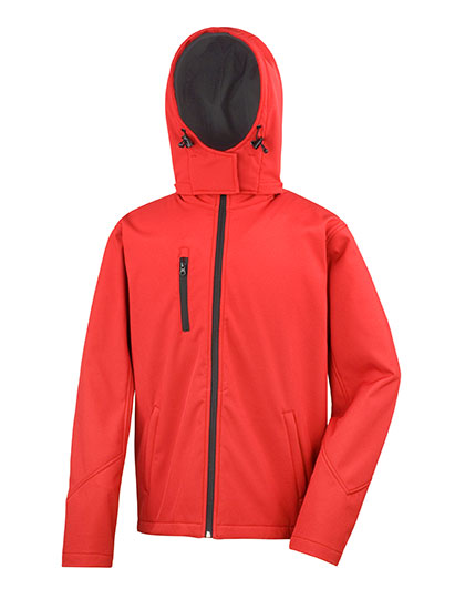 Result Core - Men´s TX Performance Hooded Soft Jacket - Red
