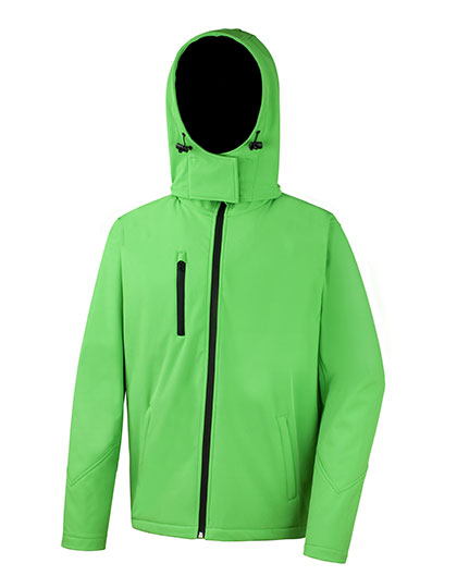 Result Core - Men´s TX Performance Hooded Soft Jacket - Vivid Green