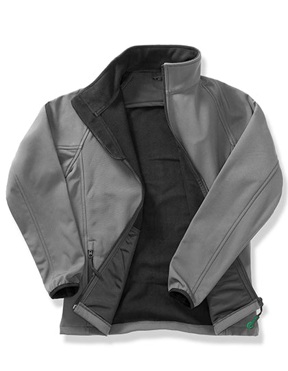 Result Genuine Recycled - Women´s Printable Softshell Jacket with Recycled Fleece Inner - Charcoal