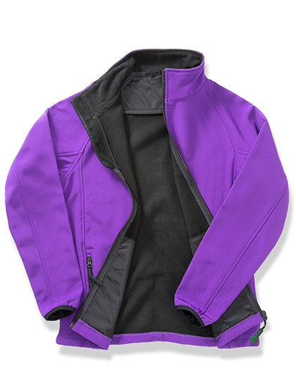 Result Genuine Recycled - Men's Printable Softshell Jacket with Recycled Fleece Inner - Purple