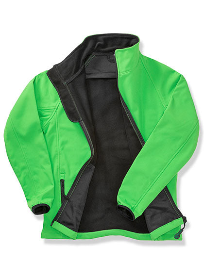 Result Genuine Recycled - Men's Printable Softshell Jacket with Recycled Fleece Inner - Vivid Green