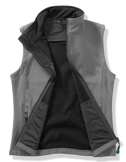 Result Genuine Recycled - Men's Printable Softshell Bodywarmer with Recycled Fleece Inner - Charcoal