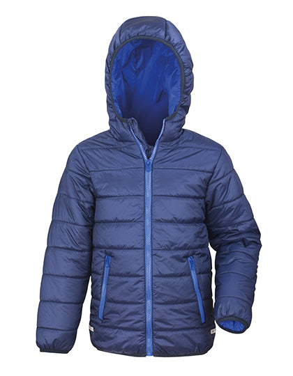Result Core - Junior Soft Padded Jacket - Navy / Royal