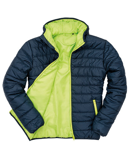 Result Core - Soft Padded Jacket - Navy / Lime