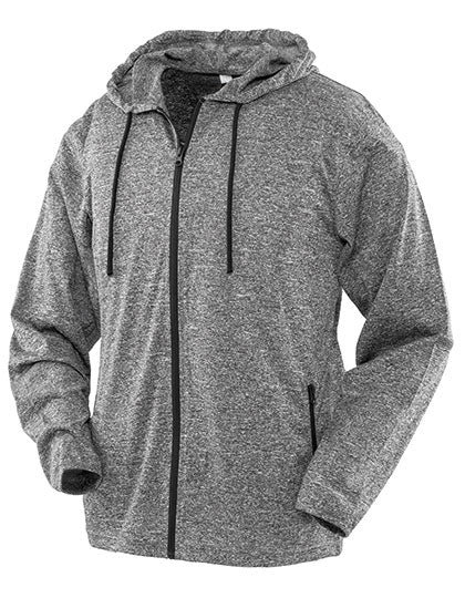 Spiro - Women´s Hooded Tee-Jacket - Marl Grey