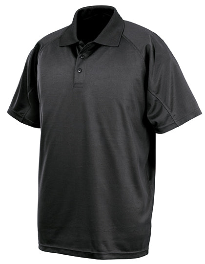 Spiro - Performance Aircool Polo - Black