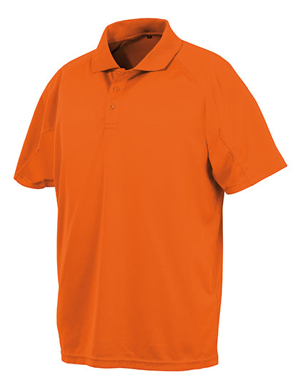 Spiro - Performance Aircool Polo - Fluorescent Orange