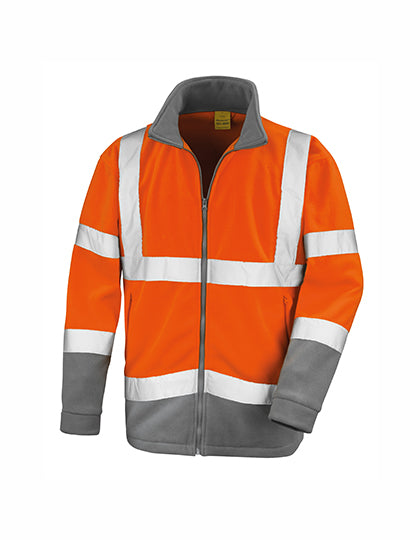 Result SafeGuard - Safety Microfleece Jacket - Fluorescent Orange