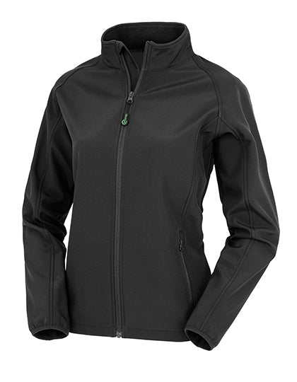Result Genuine Recycled - Women´s Recycled 2-Layer Printable Softshell Jacket - Black