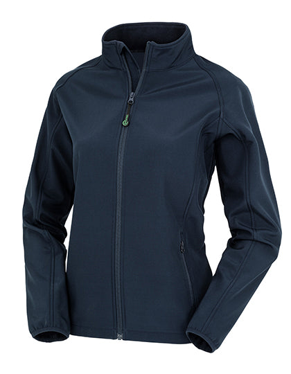 Result Genuine Recycled - Women´s Recycled 2-Layer Printable Softshell Jacket - Navy