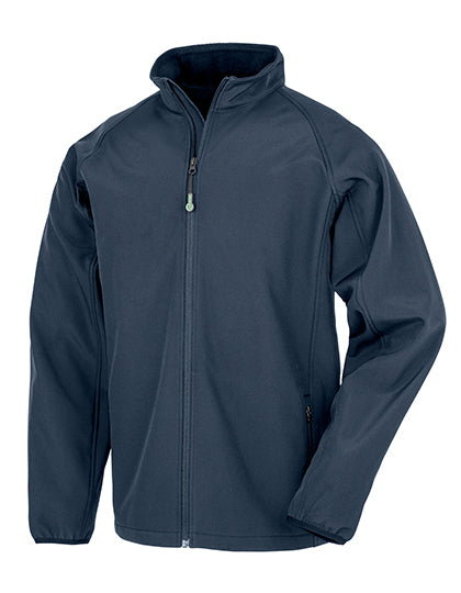 Result Genuine Recycled - Men´s Recycled 2-Layer Printable Softshell Jacket - Navy
