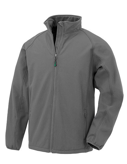 Result Genuine Recycled - Men´s Recycled 2-Layer Printable Softshell Jacket - Workguard Grey