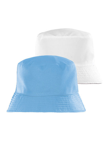 Result Genuine Recycled - Recycled Reversible Bucket Hat - Sky / White