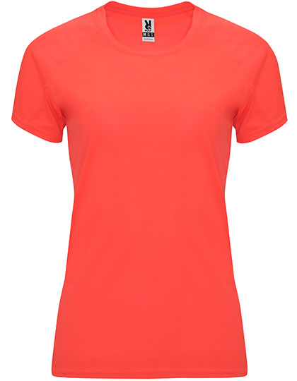Roly Sport - Bahrain Dames T-Shirt - Fluor Coral 234