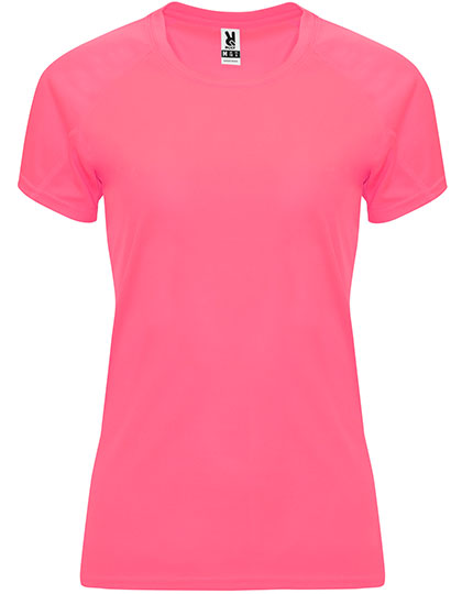 Roly Sport - Bahrain Dames T-Shirt - Fluor Pink Lady 125