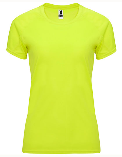 Roly Sport - Bahrain Dames T-Shirt - Fluor Yellow 221