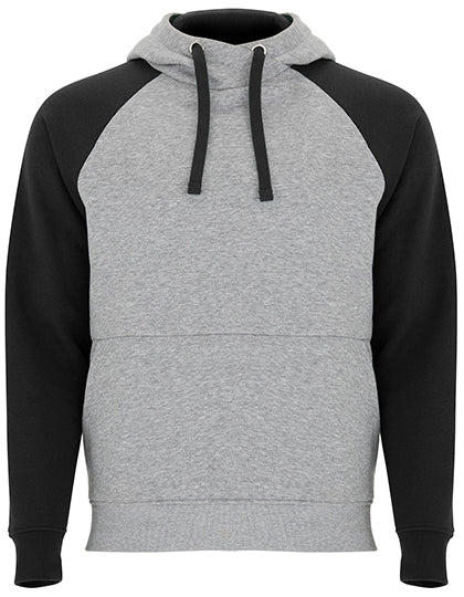Roly - Badet Twee Kleurige Hoodie - Heather Grey 58/Black 02
