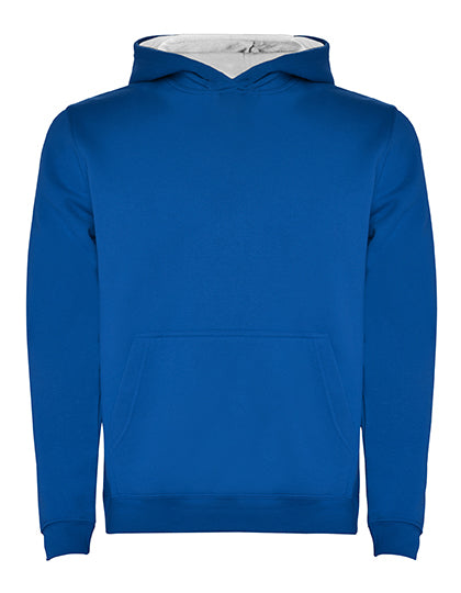 Roly - Kids´ Urban Hooded Sweatshirt - Royal Blue 05 / White 01