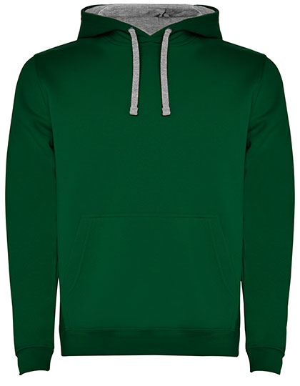 Roly - Urban Hoodie - Bottle Green 56/Heather Grey 58