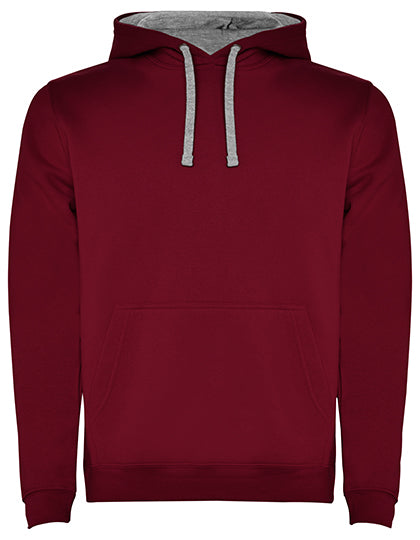Roly - Urban Hoodie - Garnet Red 57/Heather Grey 58