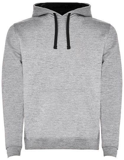 Roly - Urban Hoodie - Heather Grey 58/Black 02