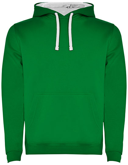 Roly - Urban Hoodie - Kelly Green 20/White 01
