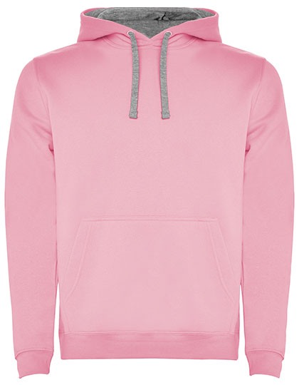 Roly - Urban Hoodie - Light Pink 48/Heather Grey 58