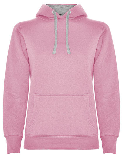 Roly - Urban Dames Hoodie - Light Pink 48/Heather Grey 58