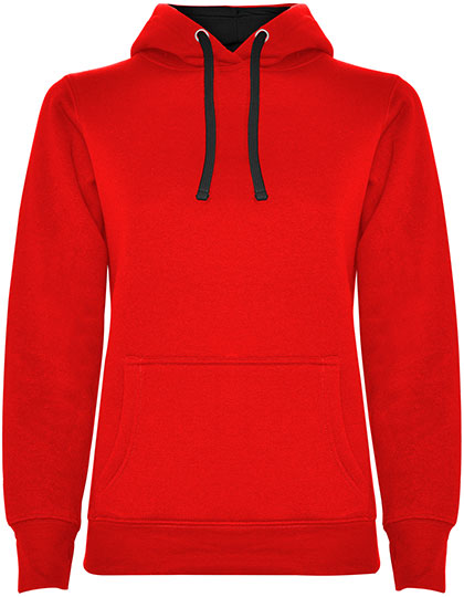 Roly - Urban Dames Hoodie - Red 60/Black 02