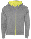 Heather Grey 58/Fluor Yellow 221