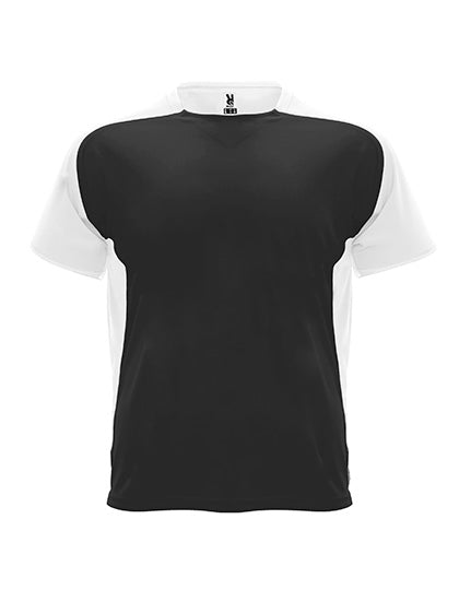 Roly Sport - Bugatti T-Shirt - Black 02/White 01