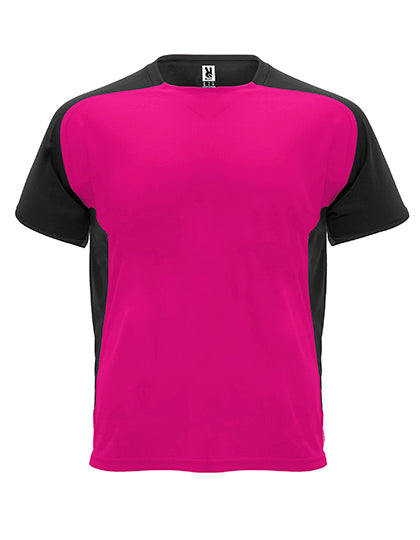 Roly Sport - Bugatti T-Shirt - Fuchsia 40/Black 02