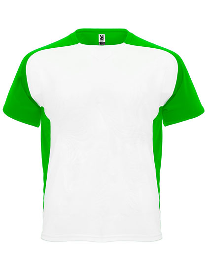 Roly Sport - Bugatti T-Shirt - White 01/Fern Green 226