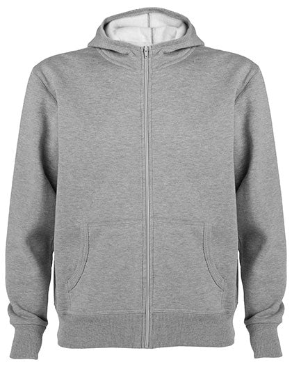 Roly - Montblanc Hoodie met Rits - Heather Grey 58