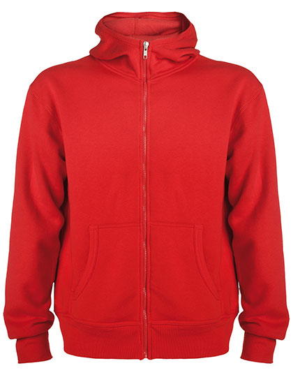Roly - Montblanc Hoodie met Rits - Red 60