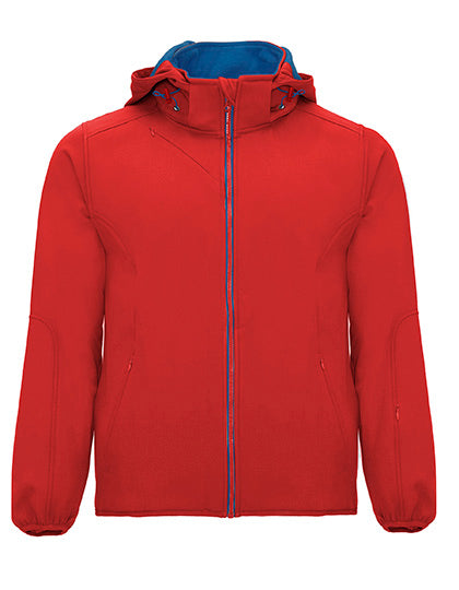 Roly - Siberia Softshell Jas - Red 60/Royal Blue 05