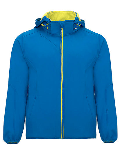 Roly - Siberia Softshell Jas - Royal Blue 05/Lime Punch 235