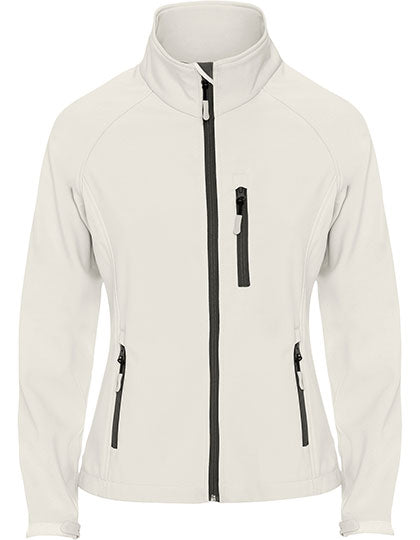 Roly - Antartida Dames Softshell Jas - Pearl White 011