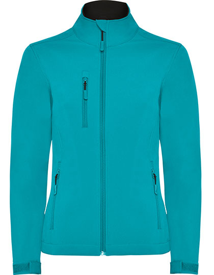 Roly - Nebraska Dames Softshell Jas - Aquamarine 236