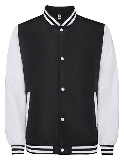 Roly - California Varsity Jacket - Black 02 / White 01