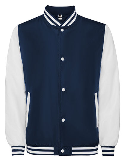 Roly - California Varsity Jacket - Navy Blue 55 / White 01