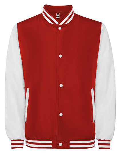 Roly - California Varsity Jacket - Red 60 / White 01