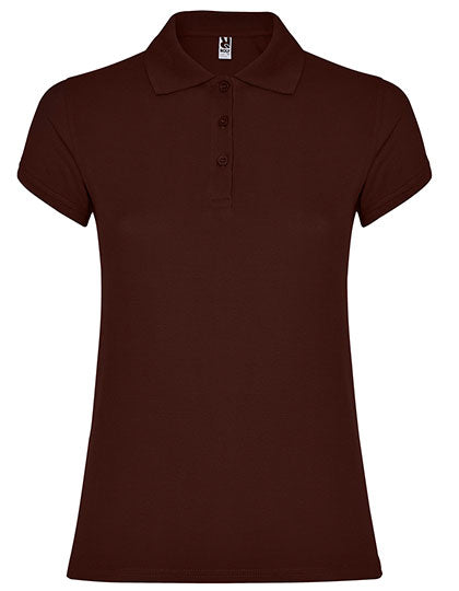 Roly - Women´s Star Poloshirt - Chocolate 87 3XL (uitverkoop)