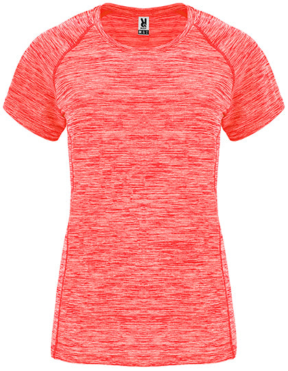 Roly Sport - Austin Dames T-Shirt - Heather Fluor Coral