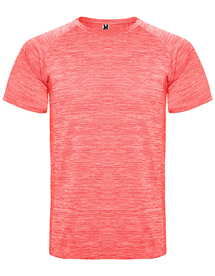Roly Sport - Austin Kinder T-Shirt - Heather Fluor Coral