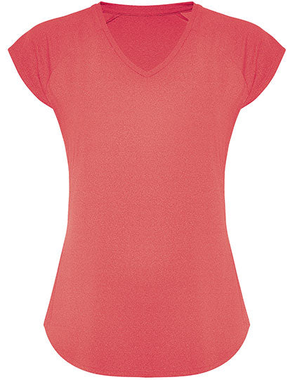 Roly Sport - Avus Dames T-Shirt - Fluor Coral 234