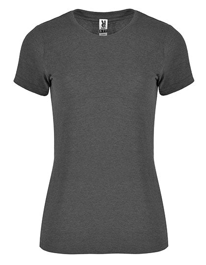 Roly - Fox Dames T-Shirt - Heather Black 243