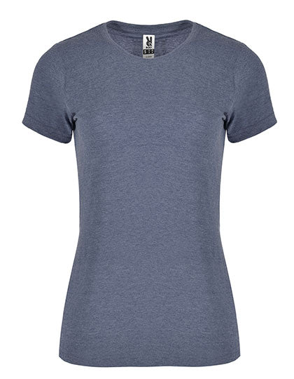 Roly - Fox Dames T-Shirt - Heather Denim 255