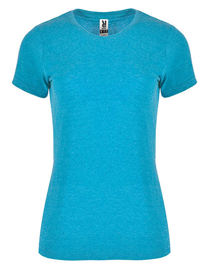 Roly - Fox Dames T-Shirt - Heather Turquoise 24