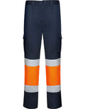 Navy Blue 55 / Fluor Orange 223